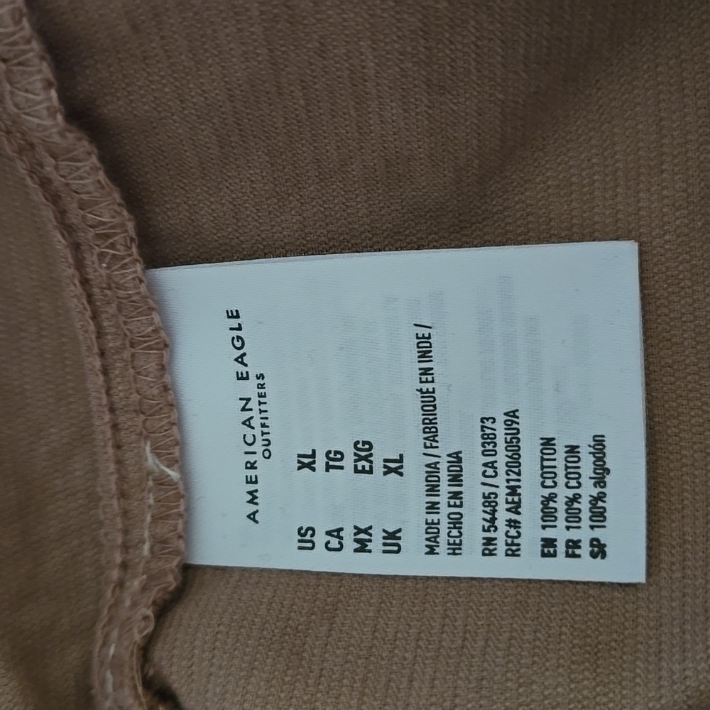 AMERICAN EAGLE CORDIROY PAPER BAG PANTS - Picture 6 of 7